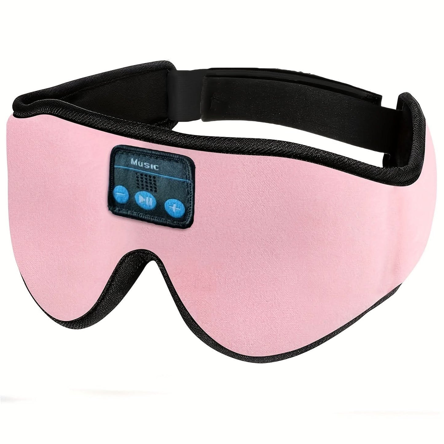 3D Sleep Mask with Wireless Headphones for Comfort