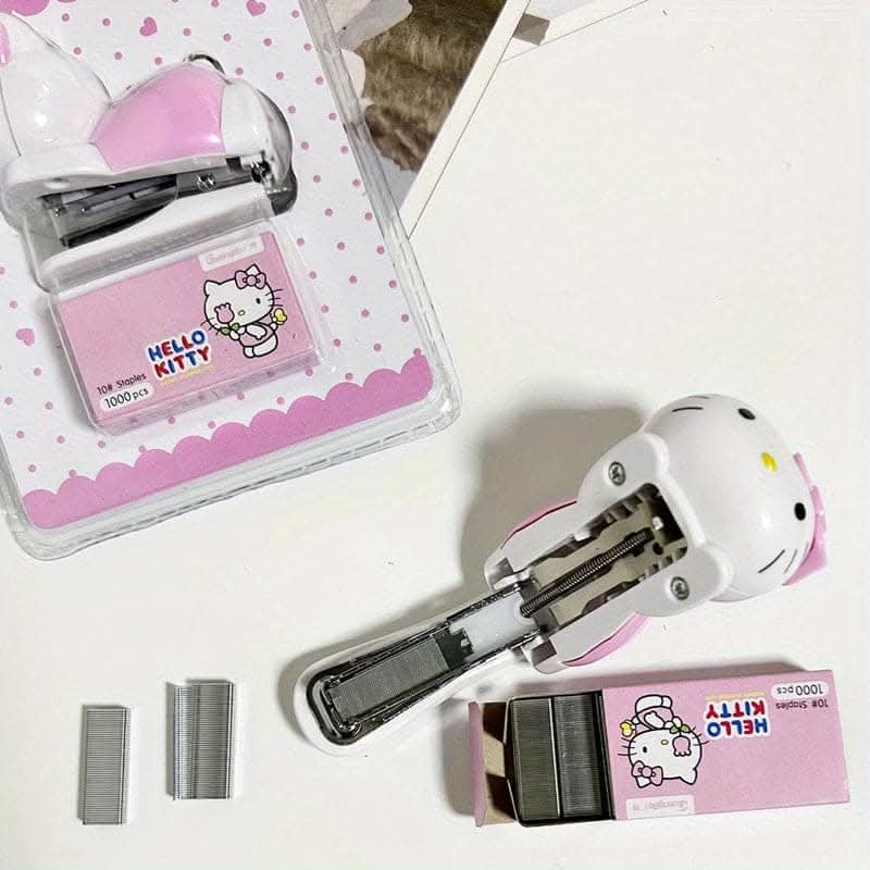 Hello Kitty Stapler Set - Kawaii Stationery