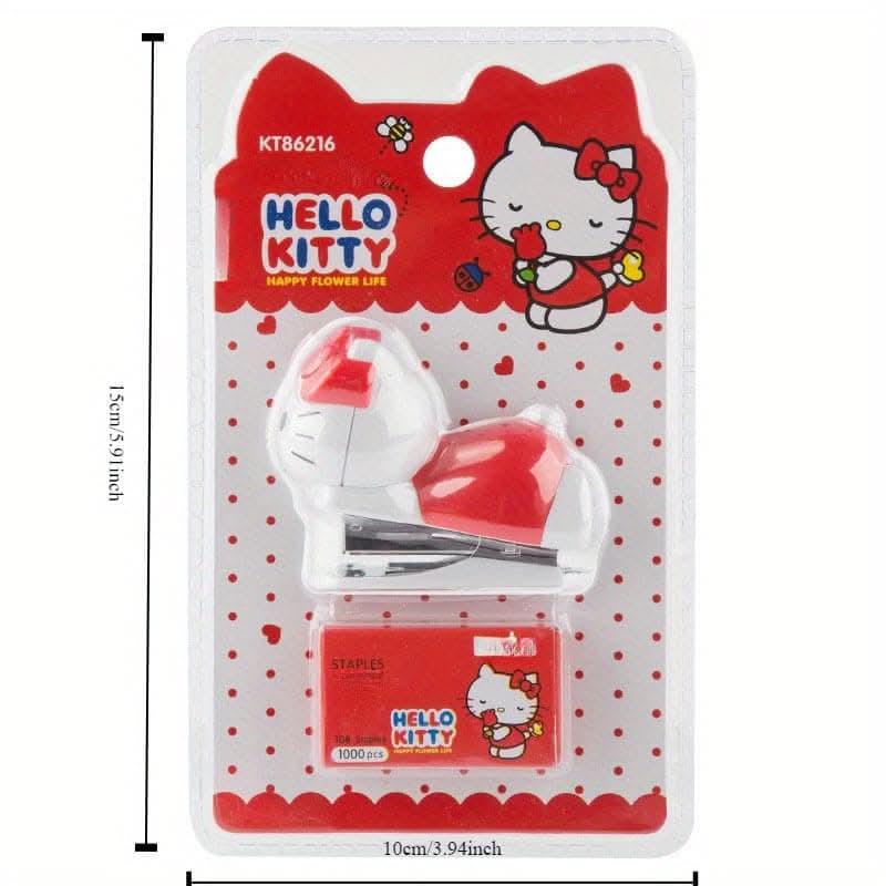 Hello Kitty Stapler Set - Kawaii Stationery