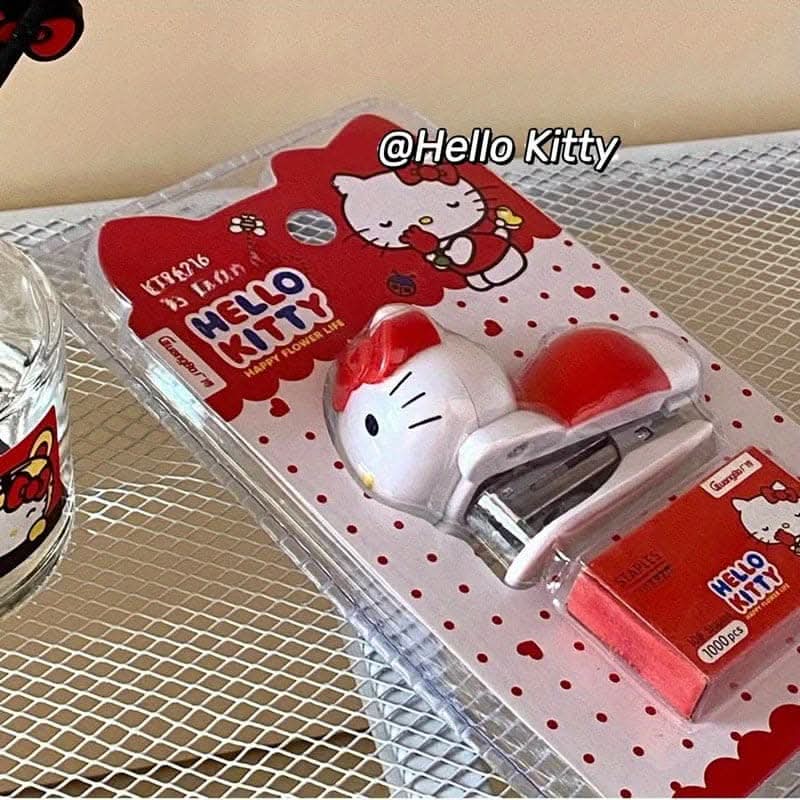 Hello Kitty Stapler Set - Kawaii Stationery