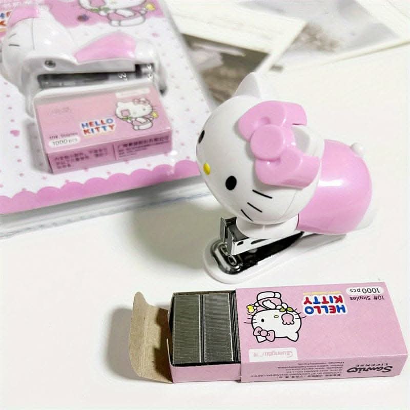 Hello Kitty Stapler Set - Kawaii Stationery