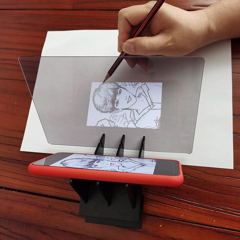 Creative Drawing & Sketching Tool Set with Projection Board - Phone & Tablet Compatible