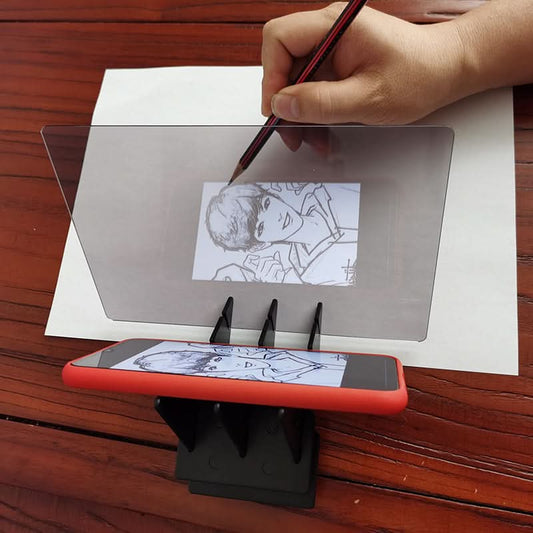 Creative Drawing & Sketching Tool Set with Projection Board - Phone & Tablet Compatible