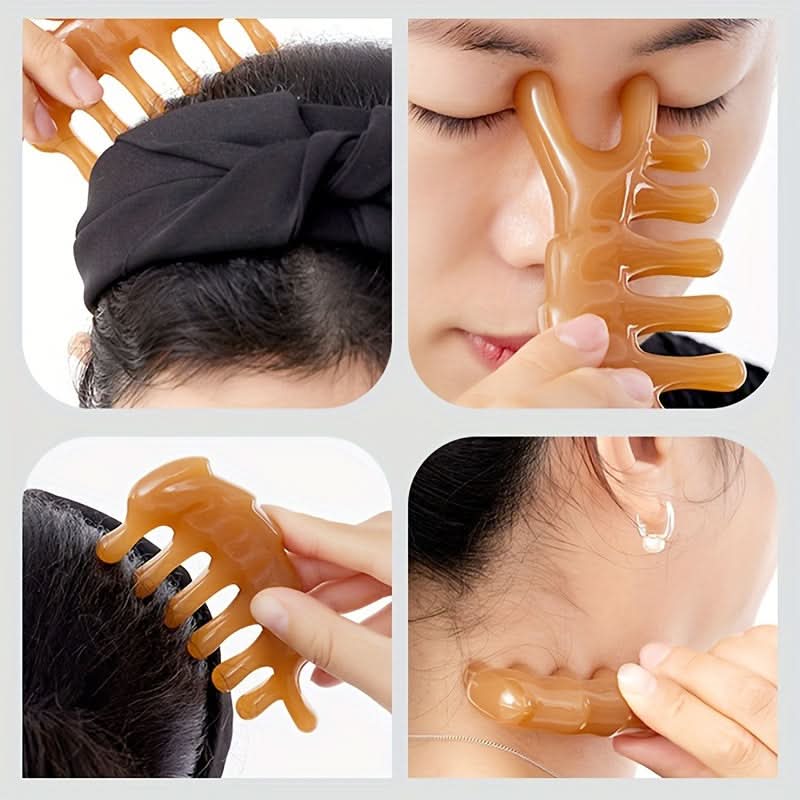 3-Piece Gua Sha Massage Tool Set - Facial & Body Care