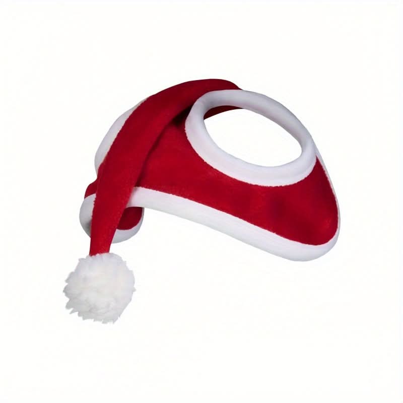 Red Santa Hat for Horses – Fleece-Trimmed