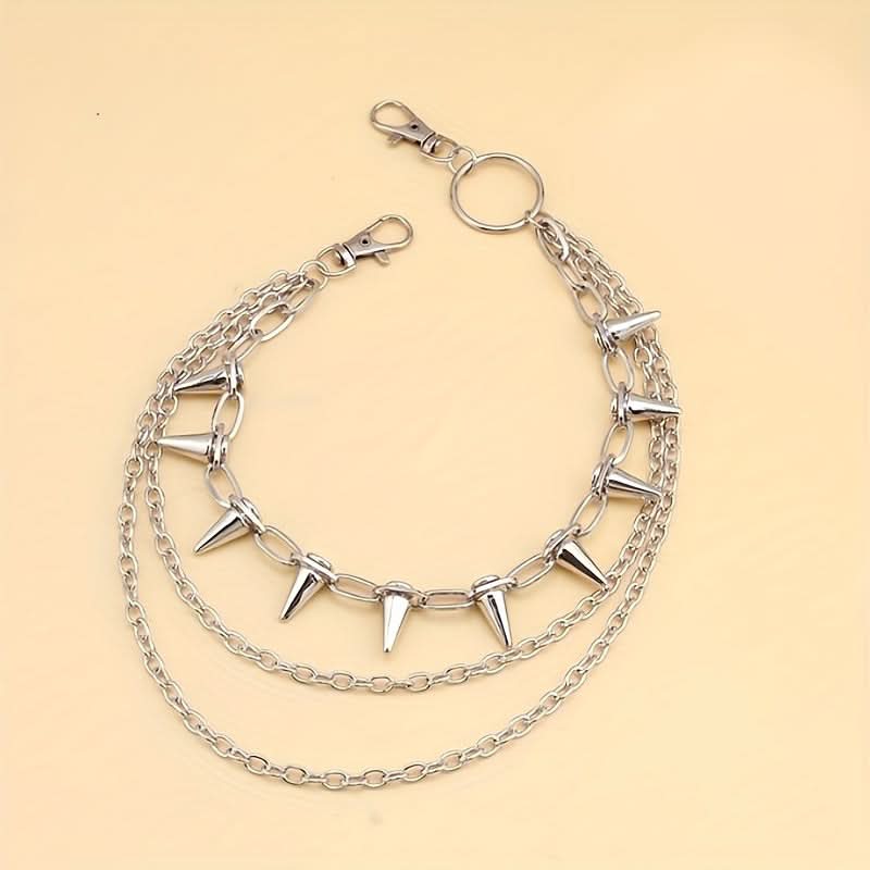 Double-Layer Punk Metal Pants Chain Accessory