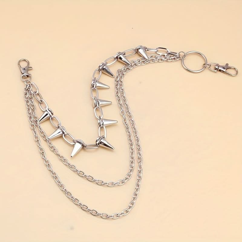Double-Layer Punk Metal Pants Chain Accessory