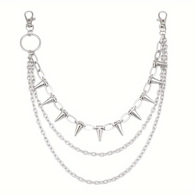 Double-Layer Punk Metal Pants Chain Accessory