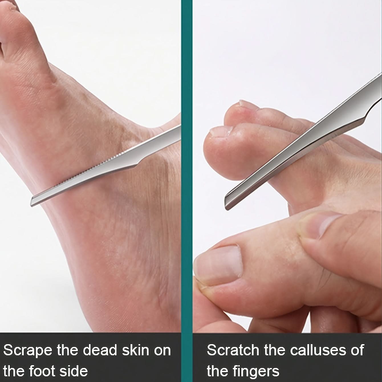 Stainless Steel Pedicure Callus Remover Set