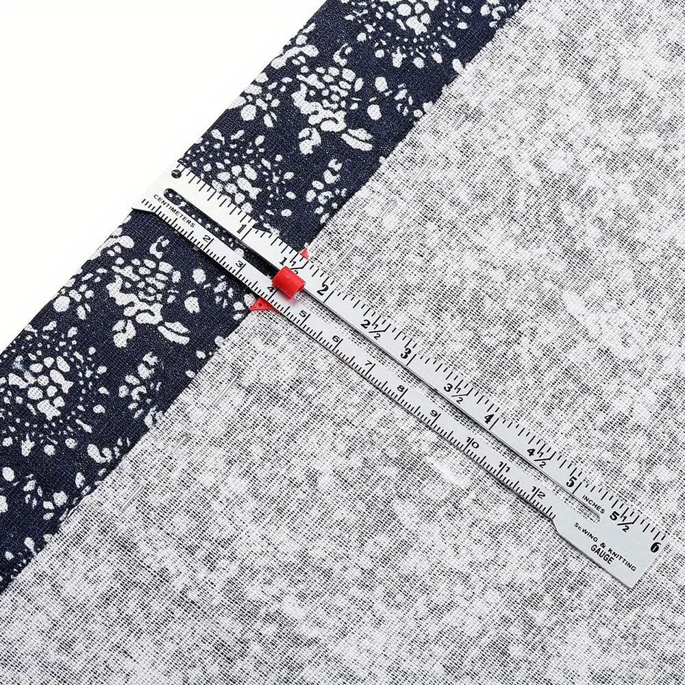 Versatile Metal Sewing Gauge for Precision Measuring