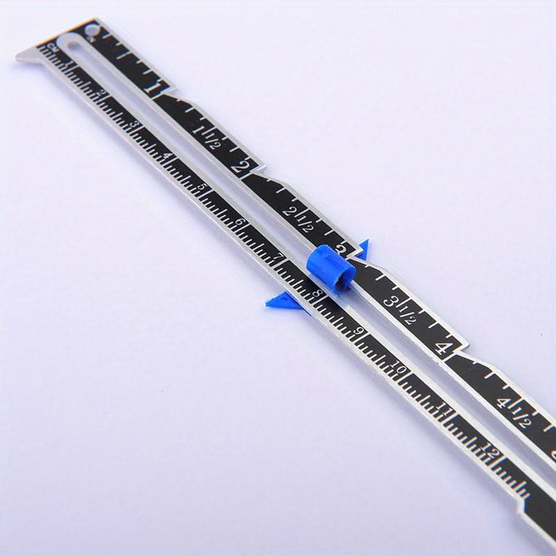 Versatile Metal Sewing Gauge for Precision Measuring