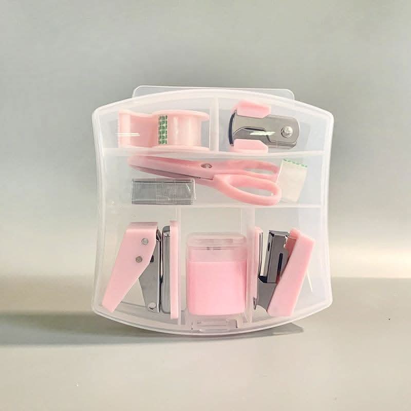 8-Piece Mini Office Supplies Set for Desk