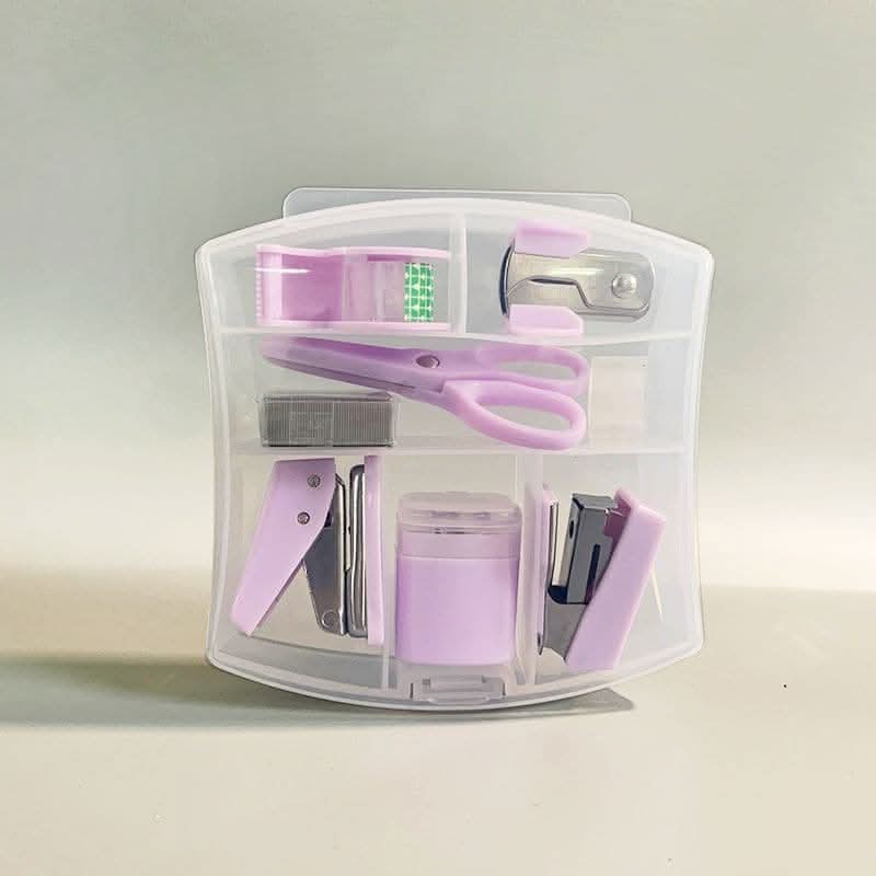 8-Piece Mini Office Supplies Set for Desk