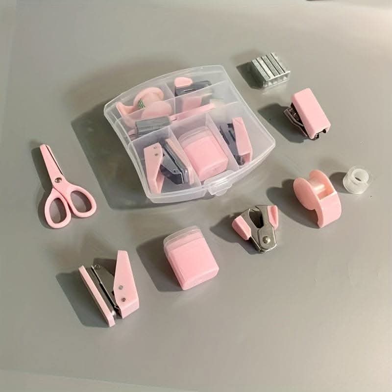 8-Piece Mini Office Supplies Set for Desk