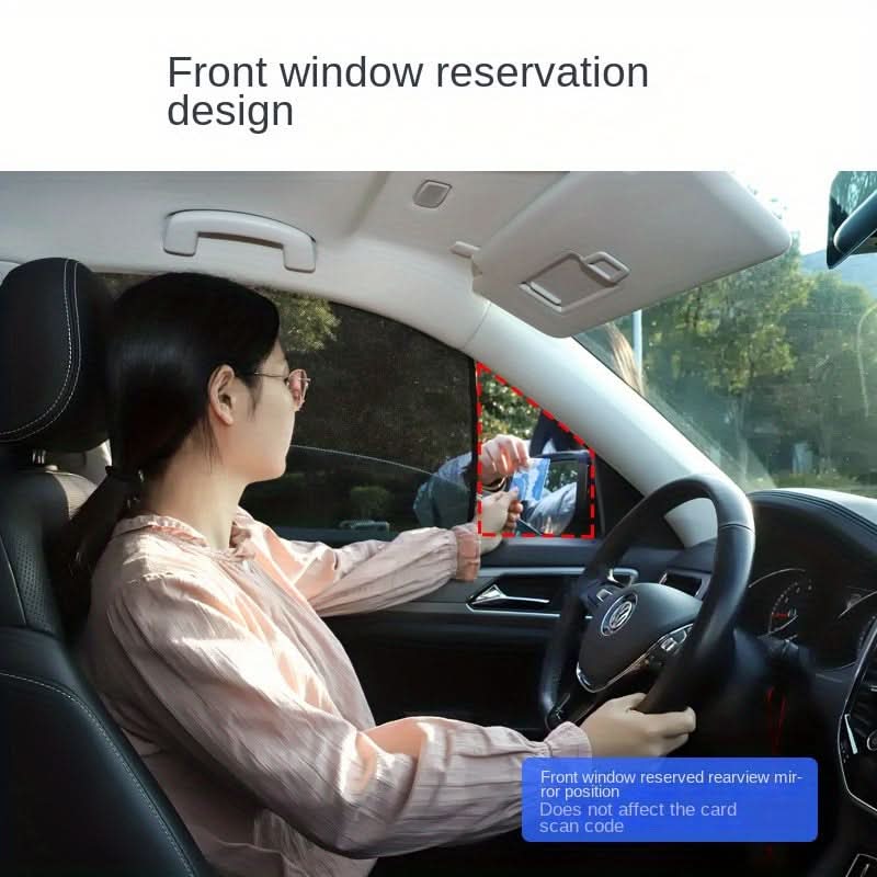 Magnetic Car Window Sunshades – UV Blocker Panels