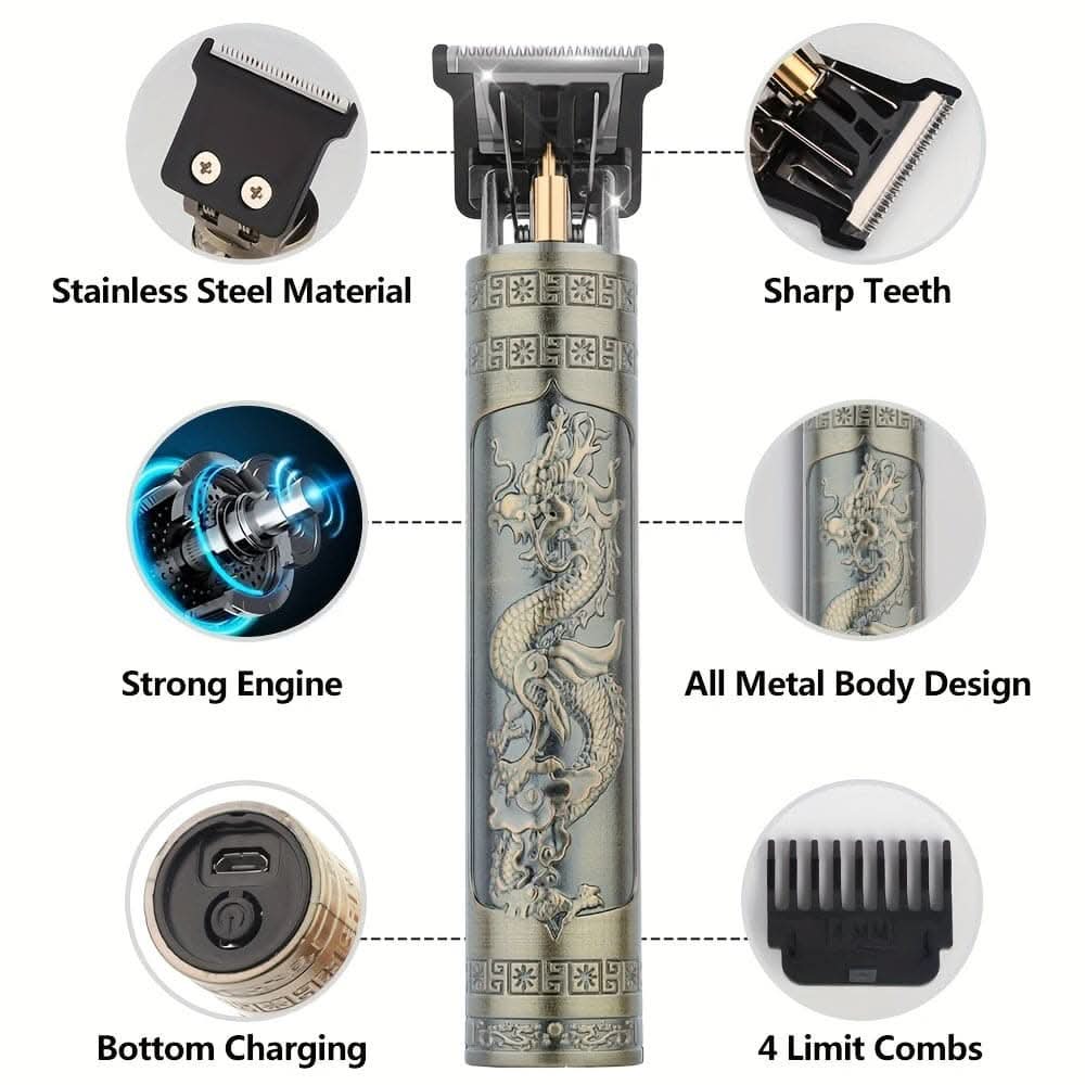 Precision Cordless Hair Trimmer – USB Rechargeable
