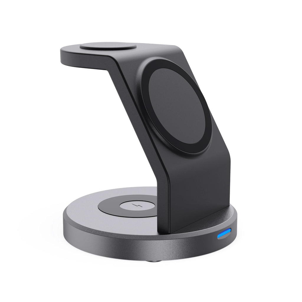 15W Magnetic 3-in-1 Wireless Charging Station for iPhone, AirPods & iWatch