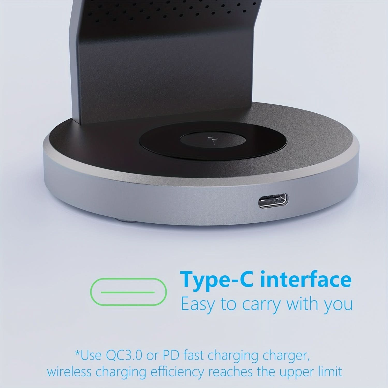 15W Magnetic 3-in-1 Wireless Charging Station for iPhone, AirPods & iWatch