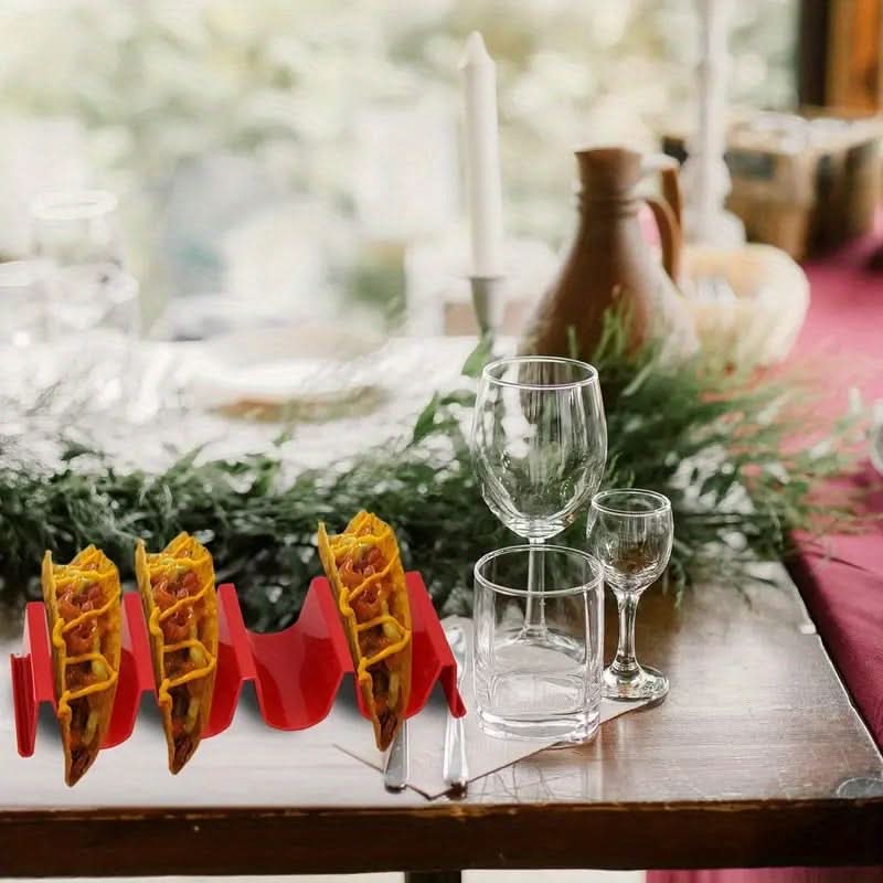 4-Piece Taco Holder Stand Set – Sturdy Racks
