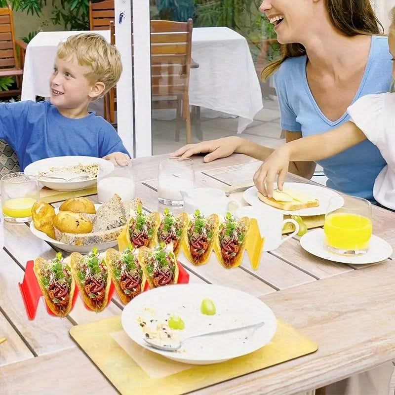 4-Piece Taco Holder Stand Set – Sturdy Racks