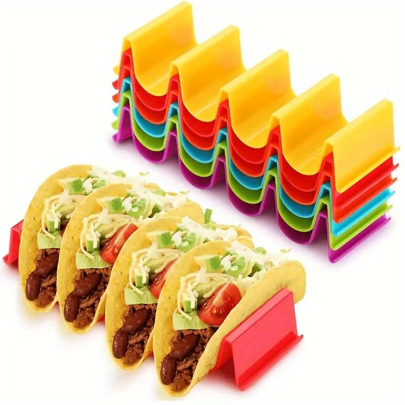 4-Piece Taco Holder Stand Set – Sturdy Racks