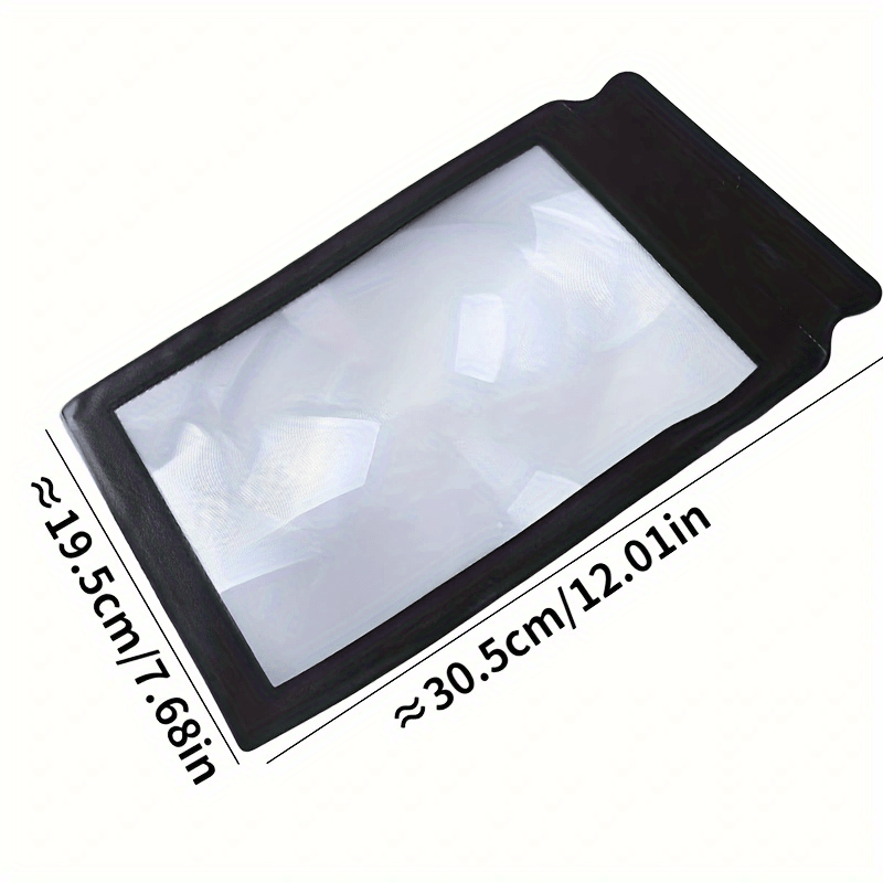 3X Large Handheld Magnifying Glass for Reading
