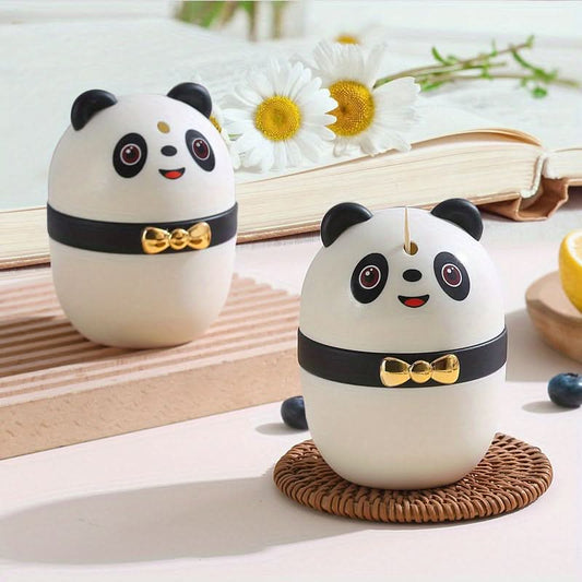 Cute Panda Toothpick Holder – Automatic Pop-Up Dispenser