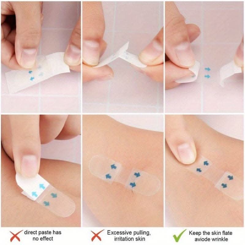 Invisible Instant Face Lift Tape, 12 pcs-Pack