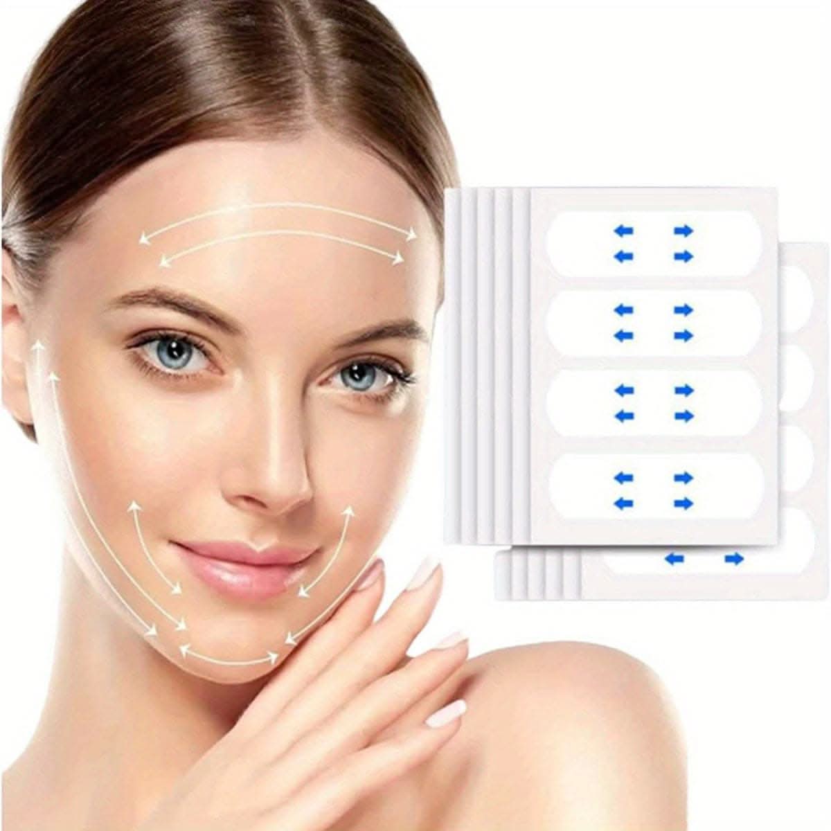 Invisible Instant Face Lift Tape, 12 pcs-Pack