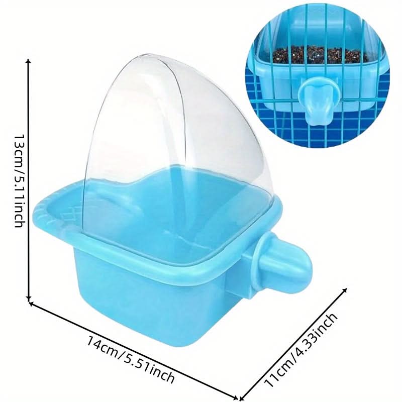 Anti-Splash Food Cup & Water Feeder for Birds