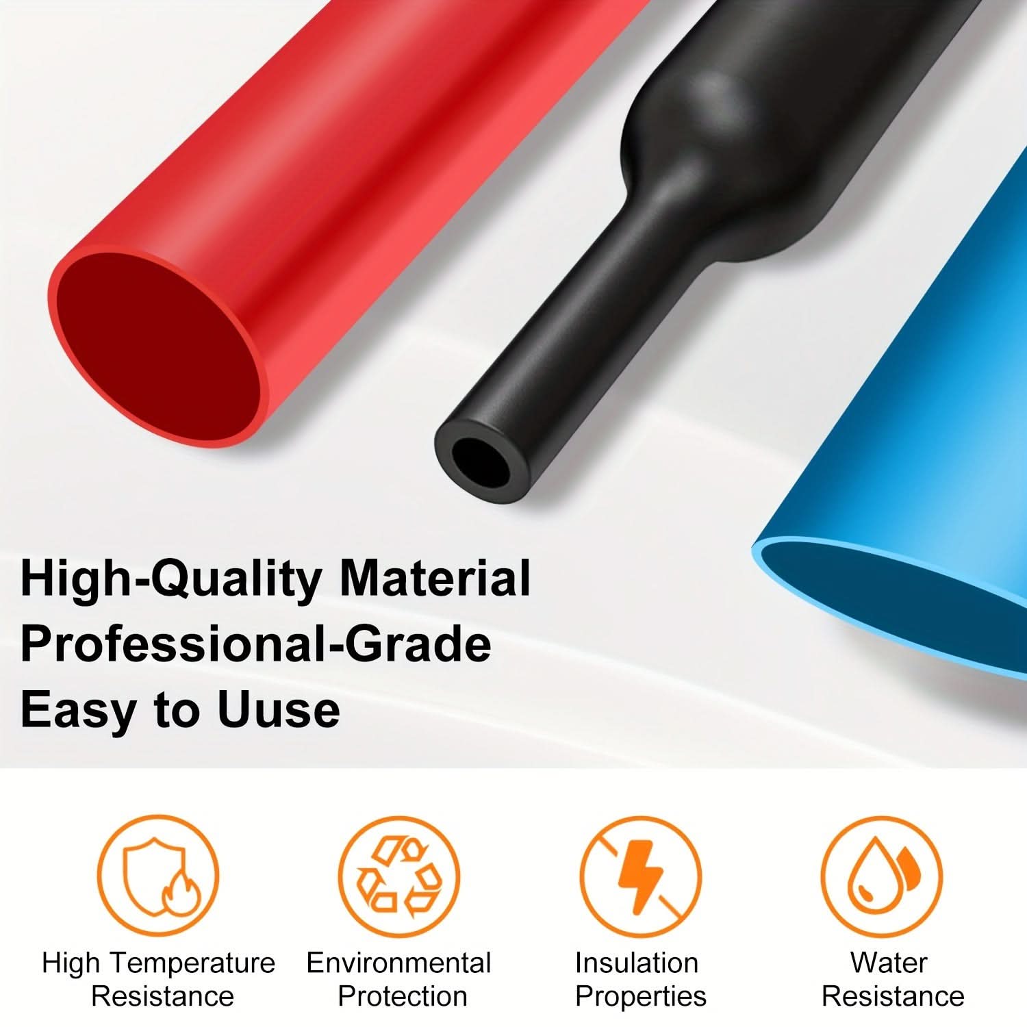 580-Piece Heat Shrink Tubing Kit, Assorted Sizes