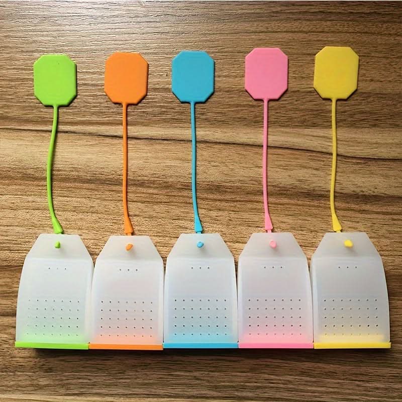 Reusable Silicone Tea Infuser Set - 5 Pcs