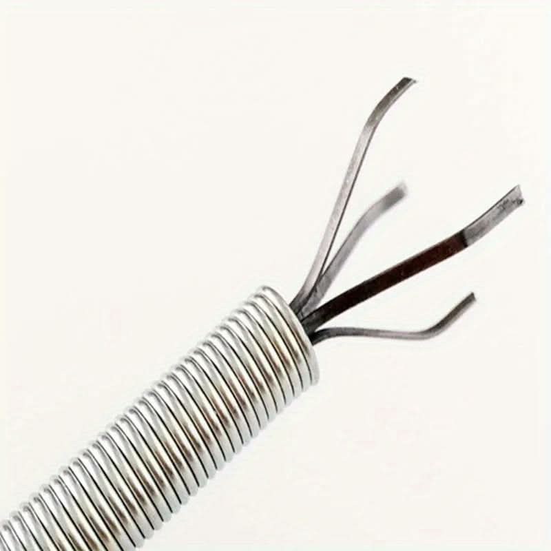 Metal Spring Pipe Dredging Tool - Drain Snake Cleaner Stick for Kitchen Sink