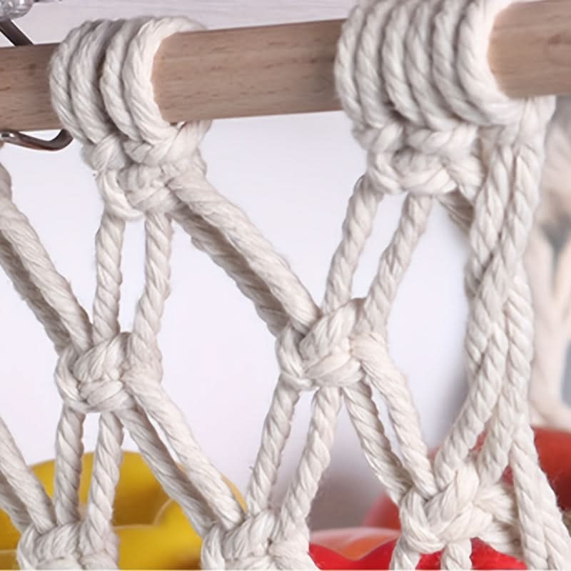 Macrame Fruit Hammock for Kitchen Storage