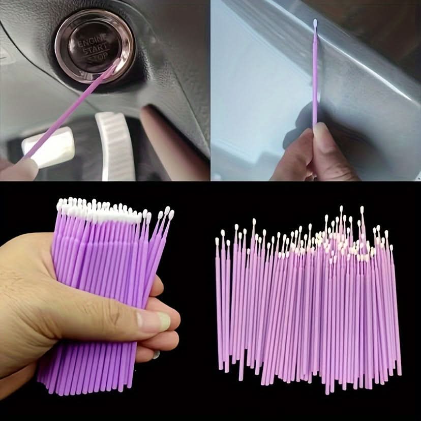 100-Piece Micro Detailing Brush Set – Precision Cleaning for Car Interior
