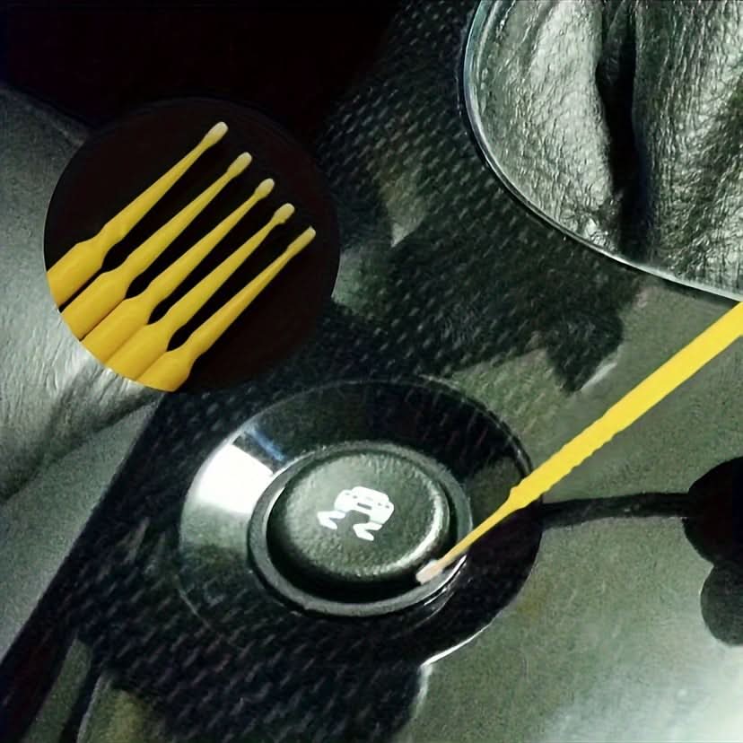 100-Piece Micro Detailing Brush Set – Precision Cleaning for Car Interior
