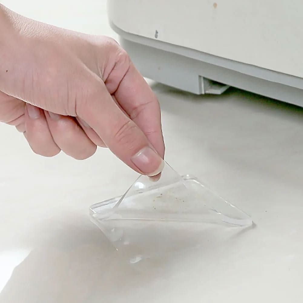 8pcs Transparent Silicone Furniture Pads - Shock-Absorbing