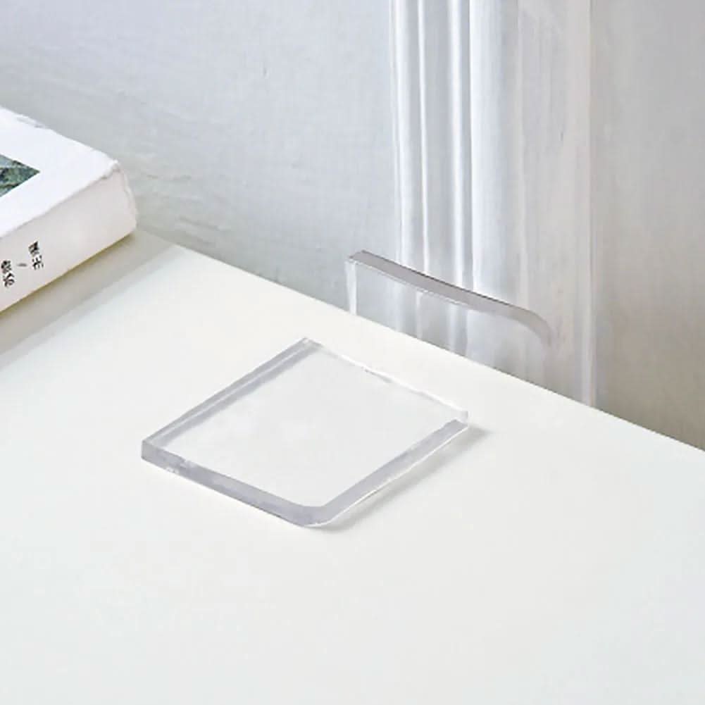 8pcs Transparent Silicone Furniture Pads - Shock-Absorbing