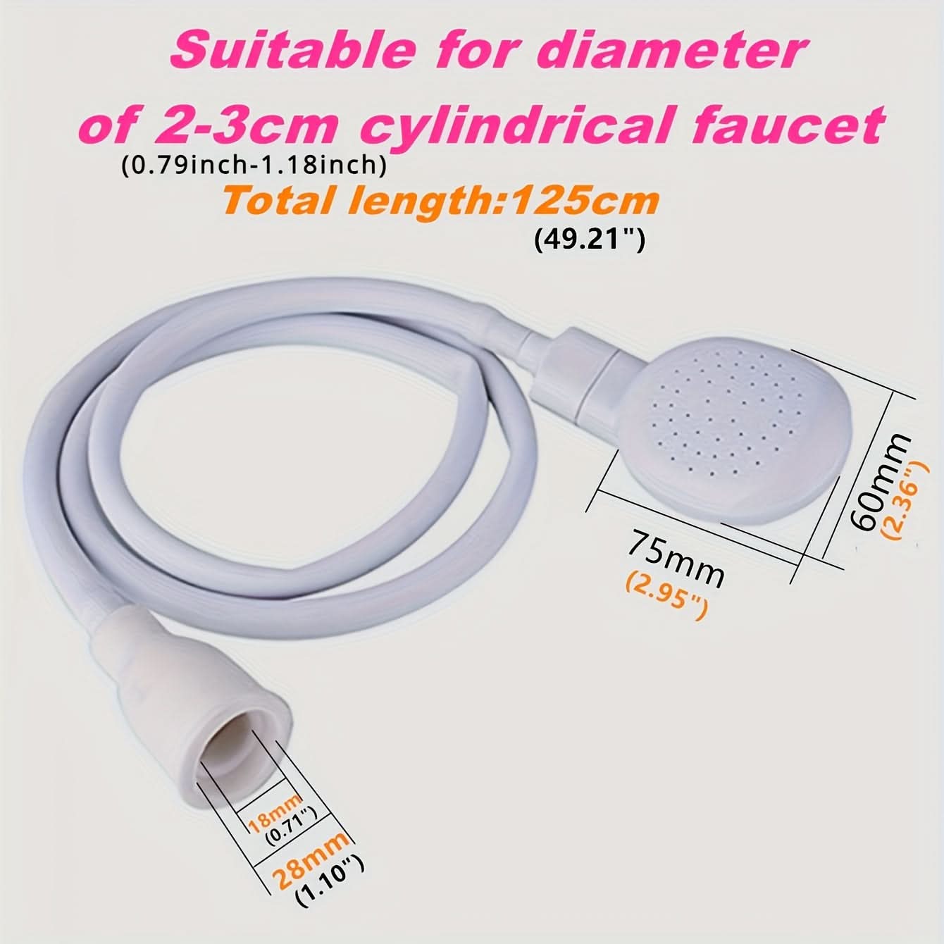 Multi-Purpose Faucet Shower Sprayer Attachment