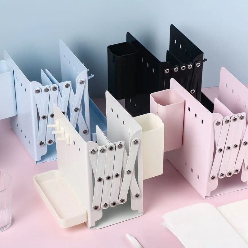 Adjustable Metal Desk Organizer File Rack