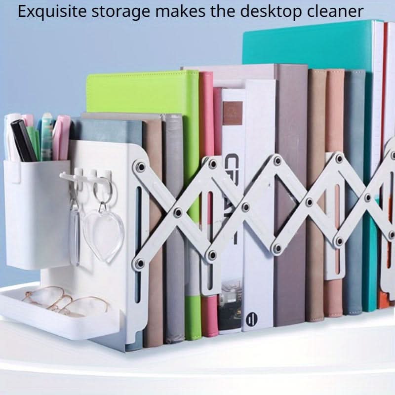 Adjustable Metal Desk Organizer File Rack