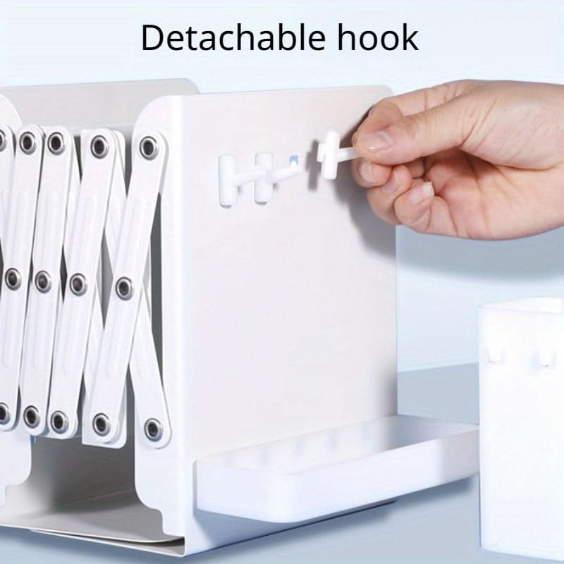 Adjustable Metal Desk Organizer File Rack