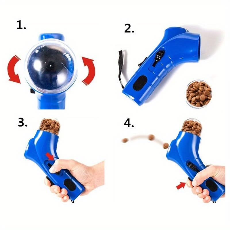 Interactive Pet Treat Launcher – Battery-Free Fun