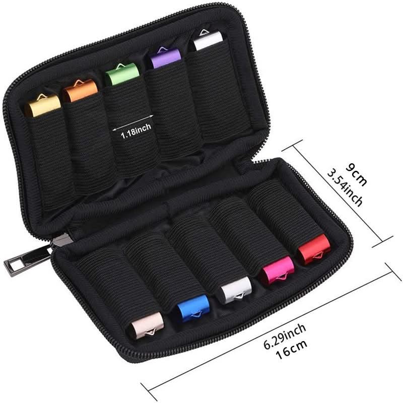 10-Slot USB Flash Drive Storage Case