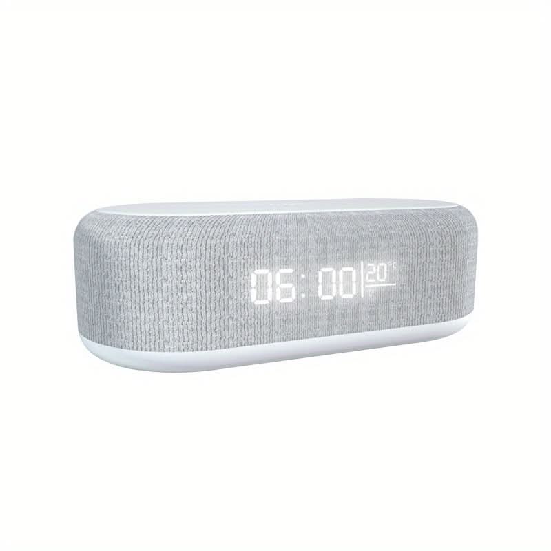 Wireless Charger Alarm Clock with Phone Dock & LED Display