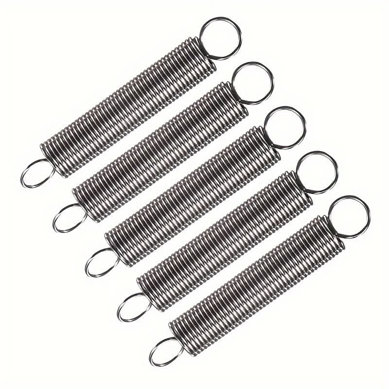 5-Piece Stainless Steel Heavy-Duty Tension Springs