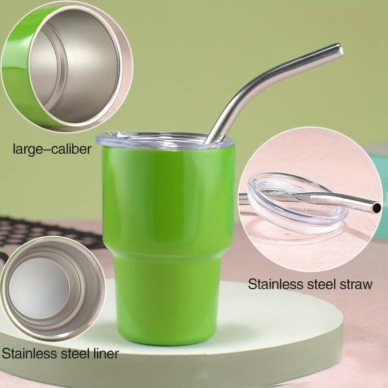 3oz Insulated Stainless Steel Shot Glass with Lid