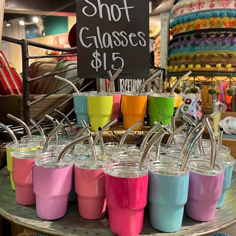 3oz Insulated Stainless Steel Shot Glass with Lid
