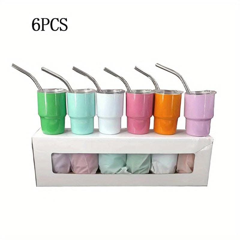 3oz Insulated Stainless Steel Shot Glass with Lid