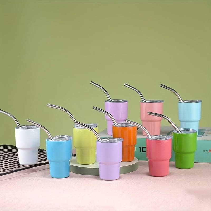 3oz Insulated Stainless Steel Shot Glass with Lid